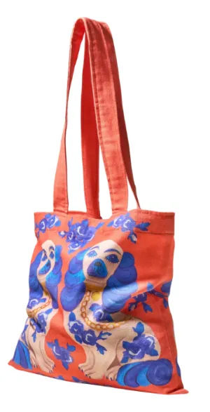 Powder Canvas Tote Bag - Splendid Spaniels