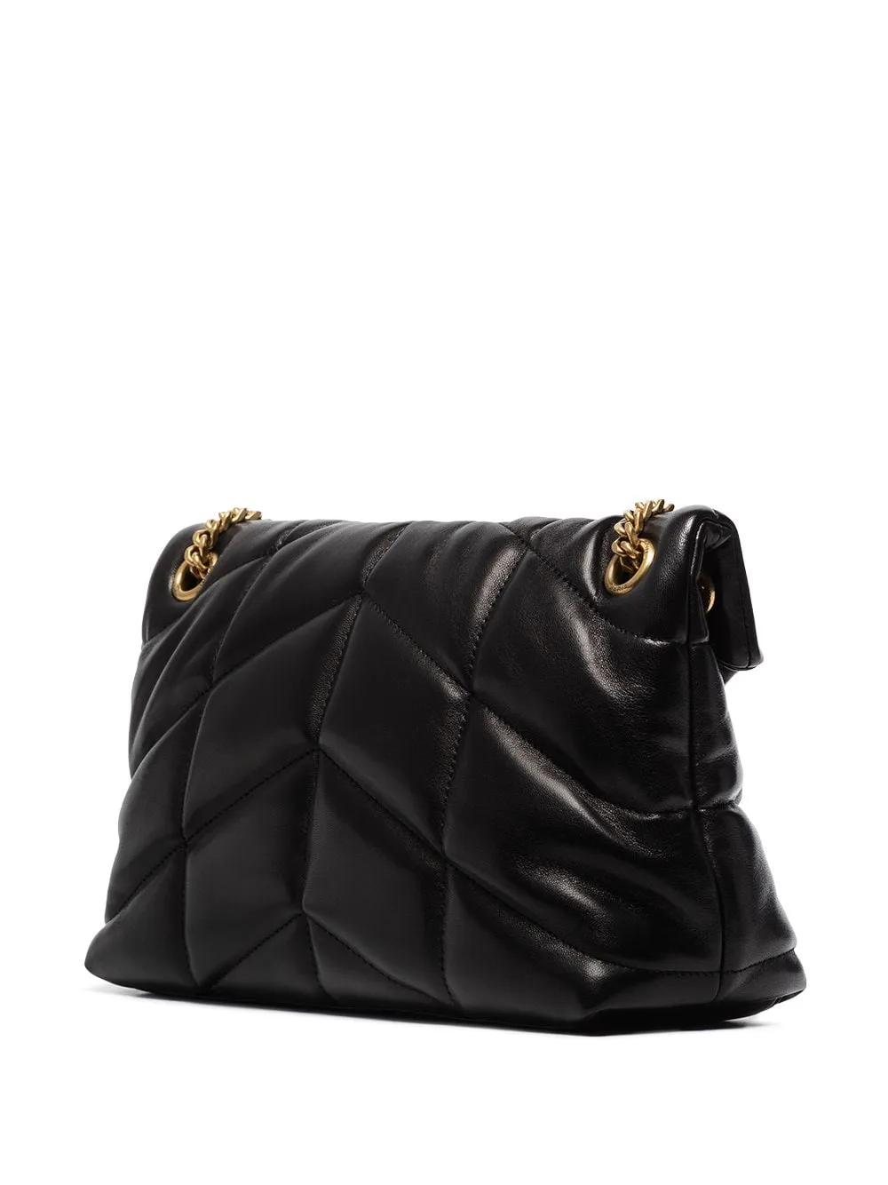 Puffer small leather shoulder bag