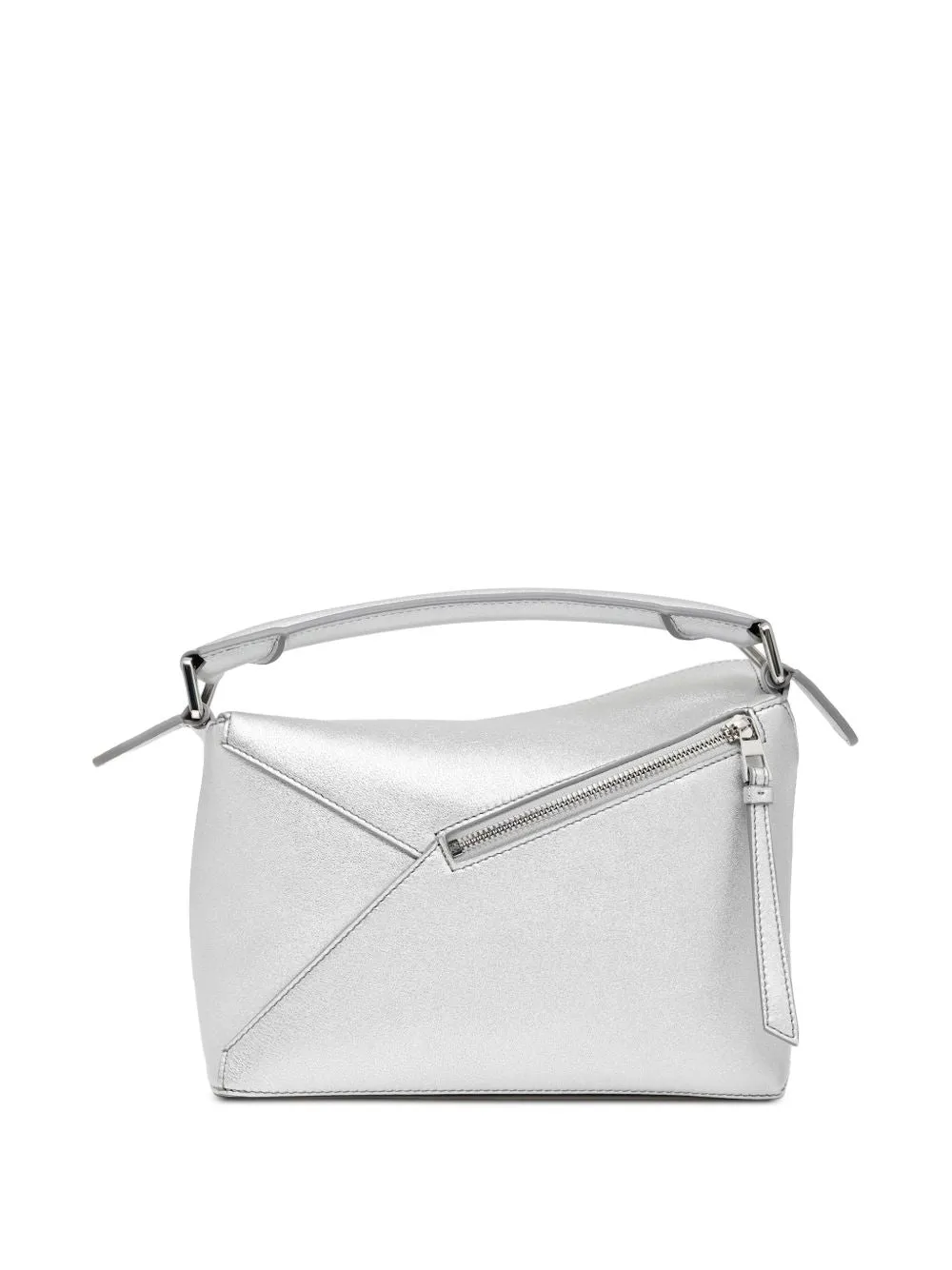 Puzzle edge small leather handbag