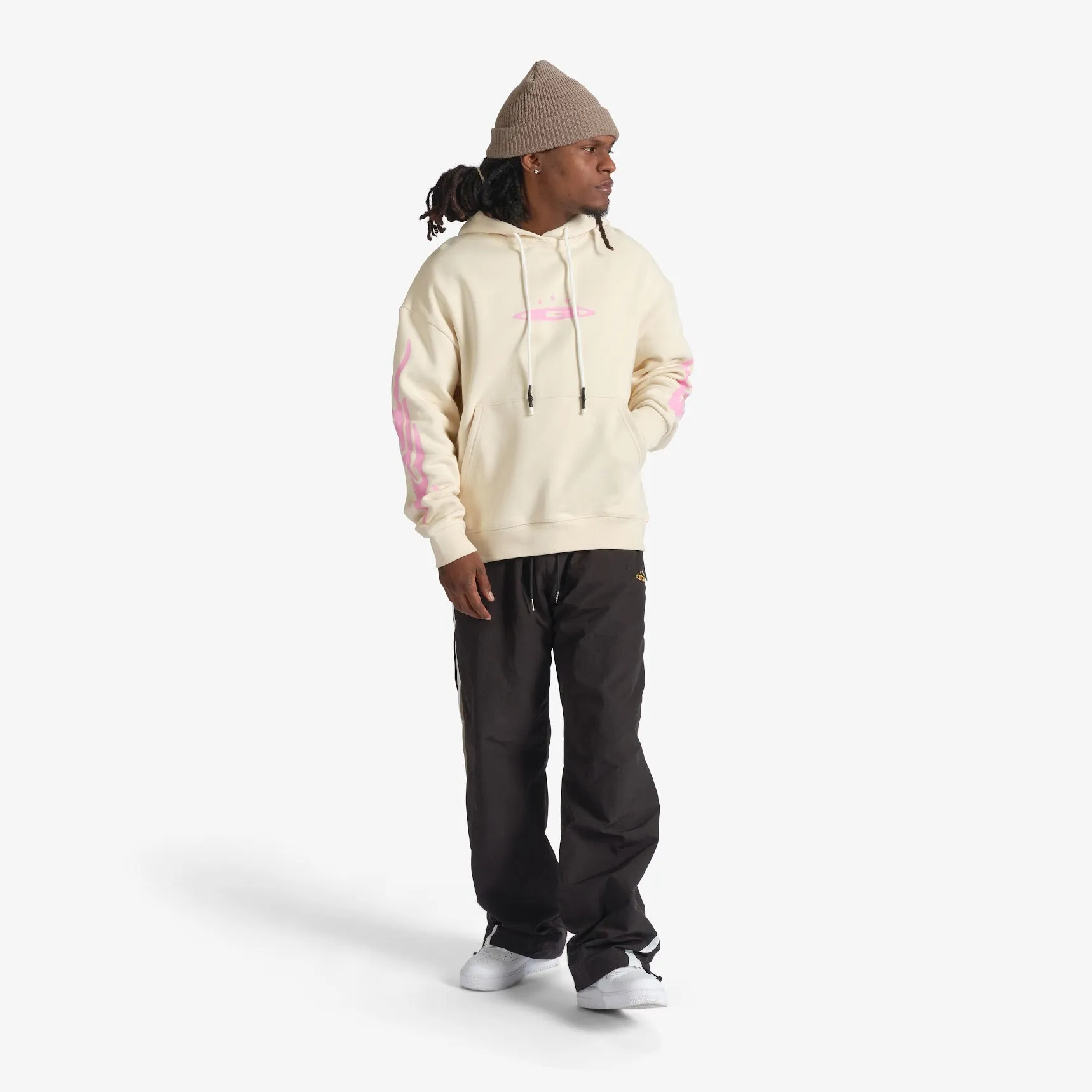 "Escapism" Hoodie (cream)