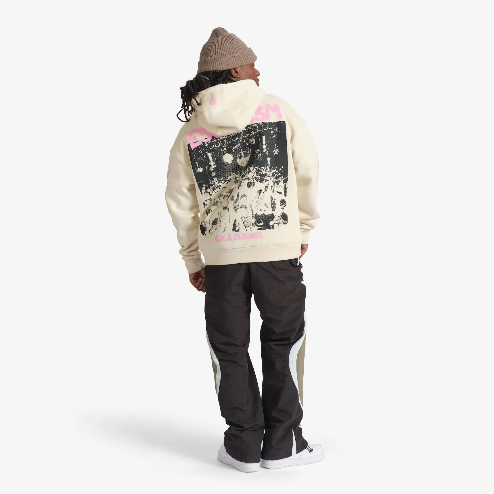 "Escapism" Hoodie (cream)