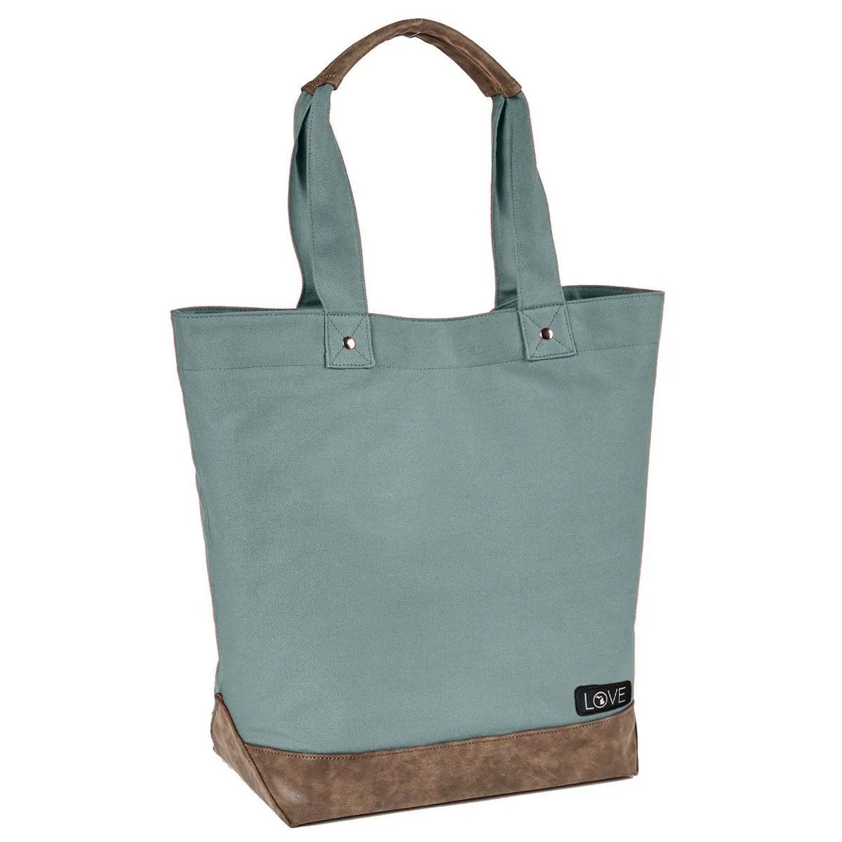 "Michigan Love Patch" Canvas Tote Bag
