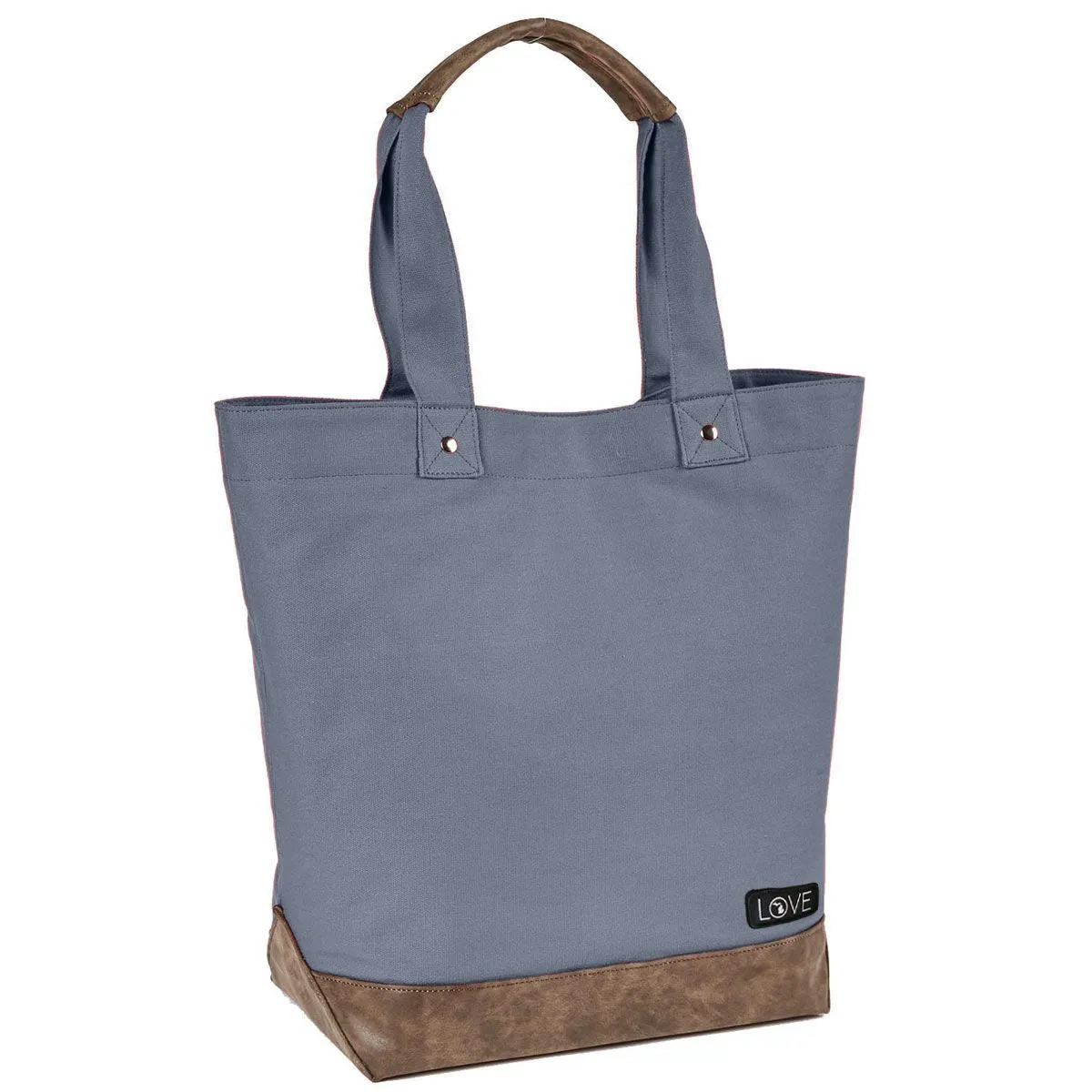 "Michigan Love Patch" Canvas Tote Bag