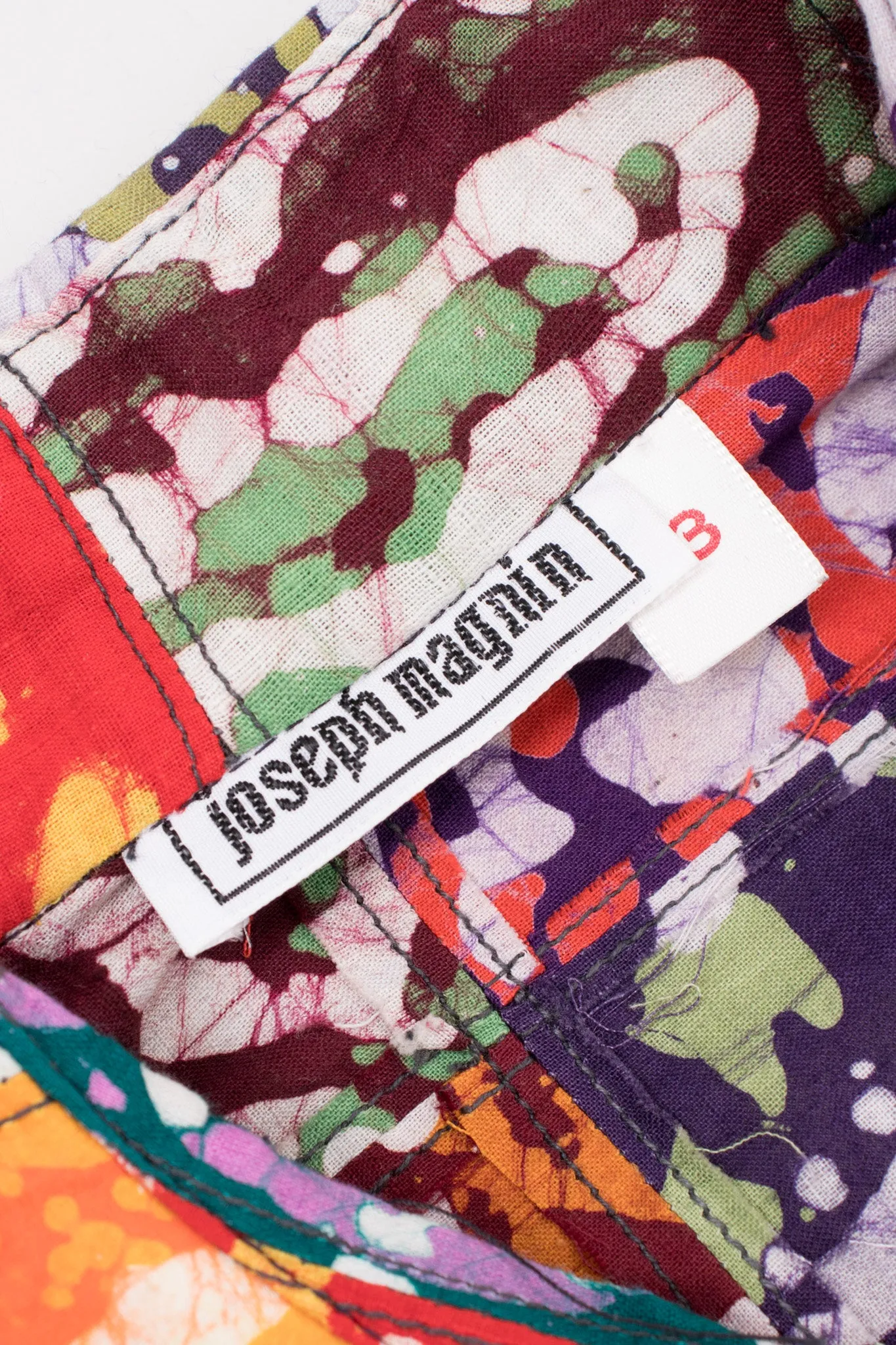 Rainbow Batik Patchwork Shirt