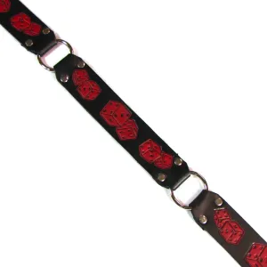 RB-9  1 1/2" Ring Belt- Red Dice