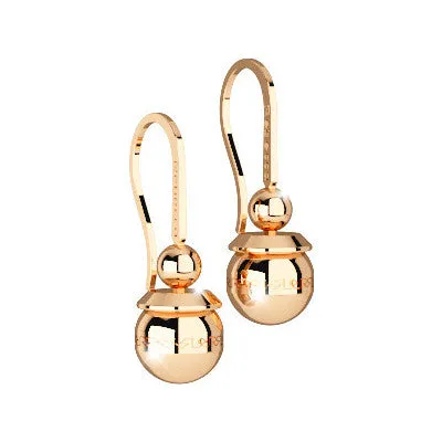 Rebecca Gold Boulevard Drop Earrings