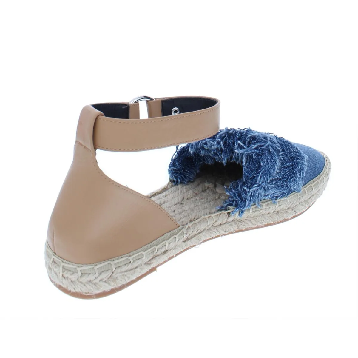 Rebecca Minkoff Womens Vicky Embroidered Ankle Strap Espadrilles