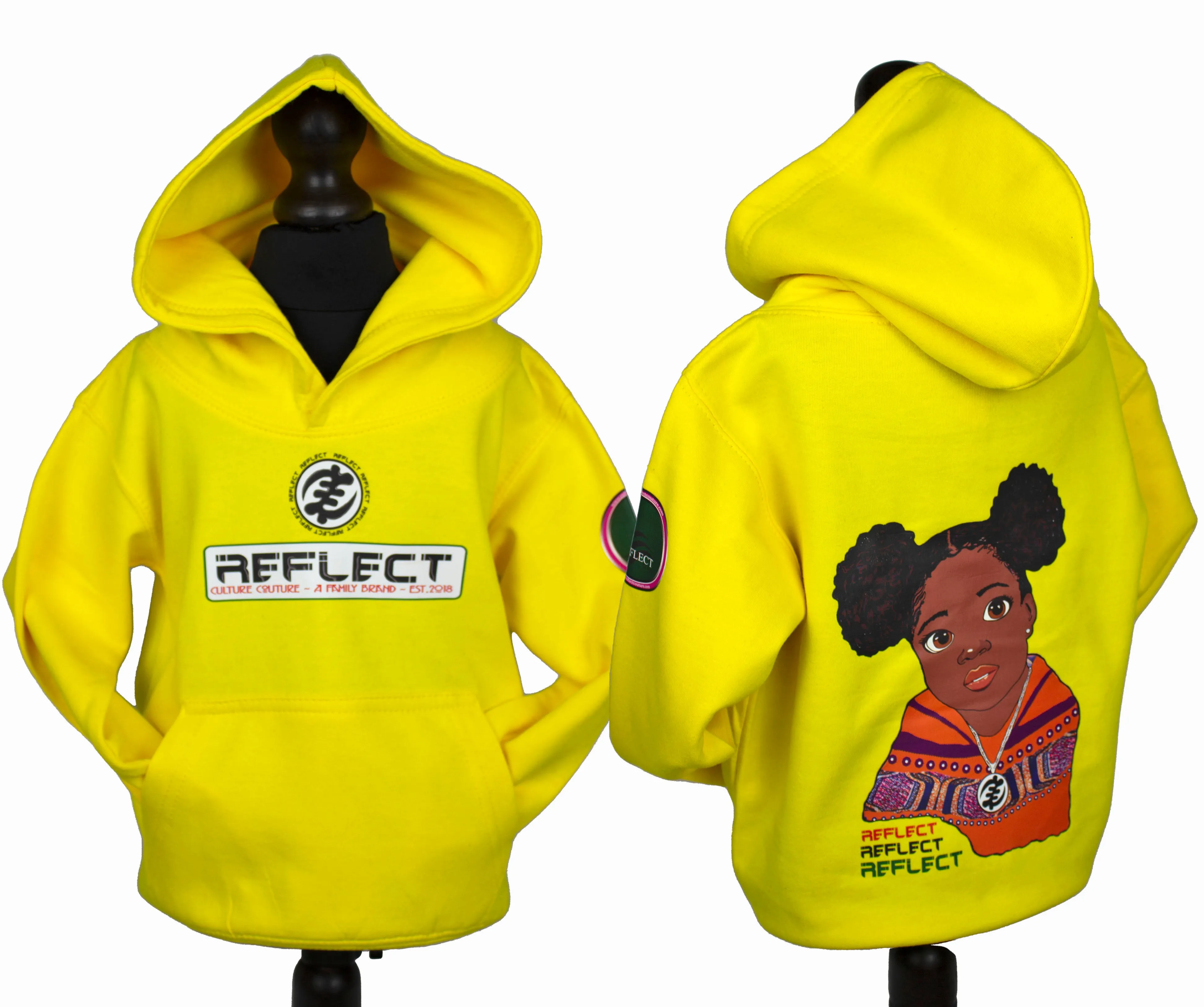 REFLECT Hoodie Girls 2 [YELLOW]