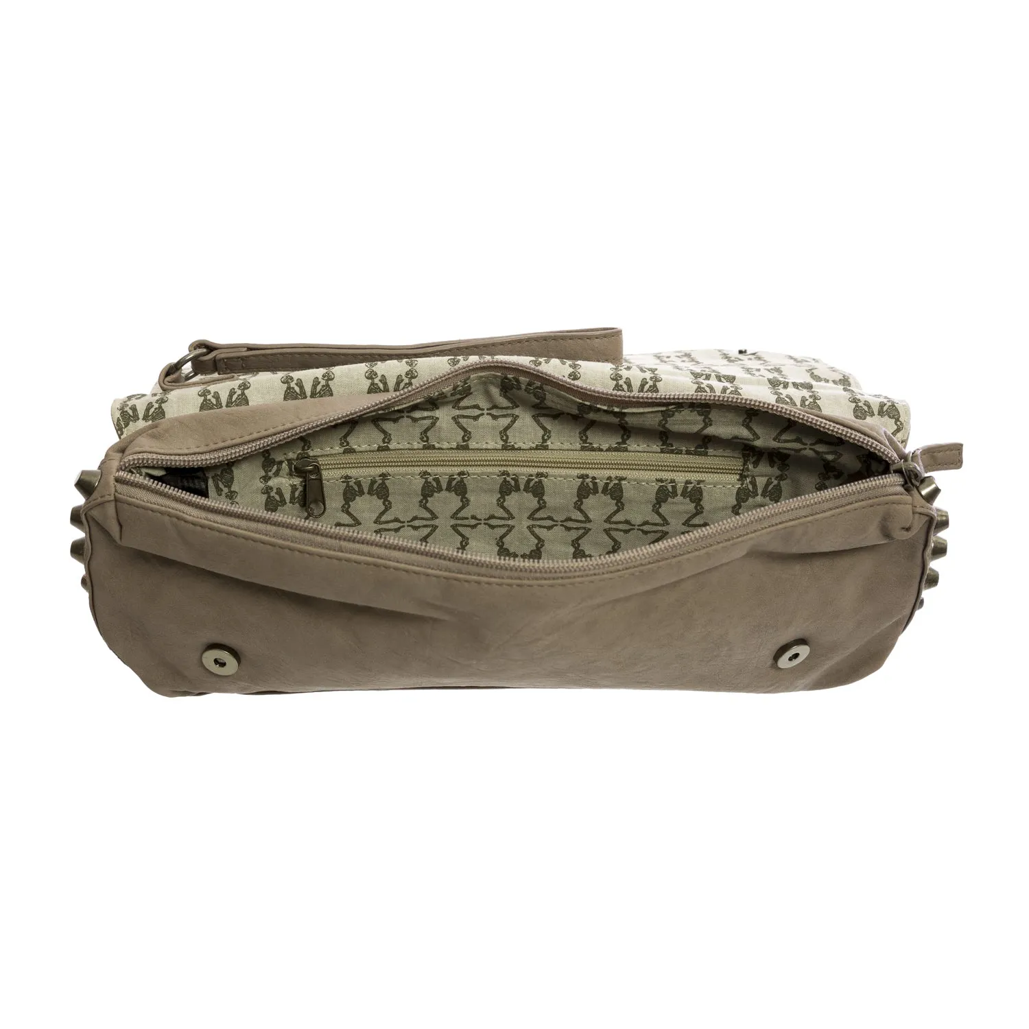 RELIGION Women's Stone Defence Faux Leather Clutch Bag NA1098 $105 NWT