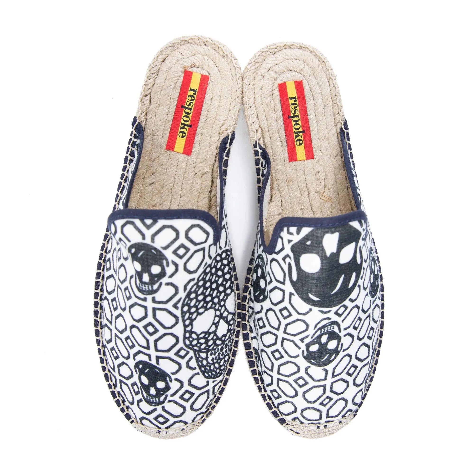 Respoke Women's Nina NINA Black/White Mule Espadrilles 40/ 9.5