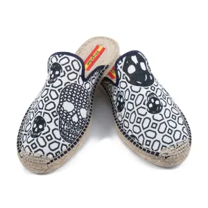 Respoke Women's Nina NINA Black/White Mule Espadrilles 40/ 9.5