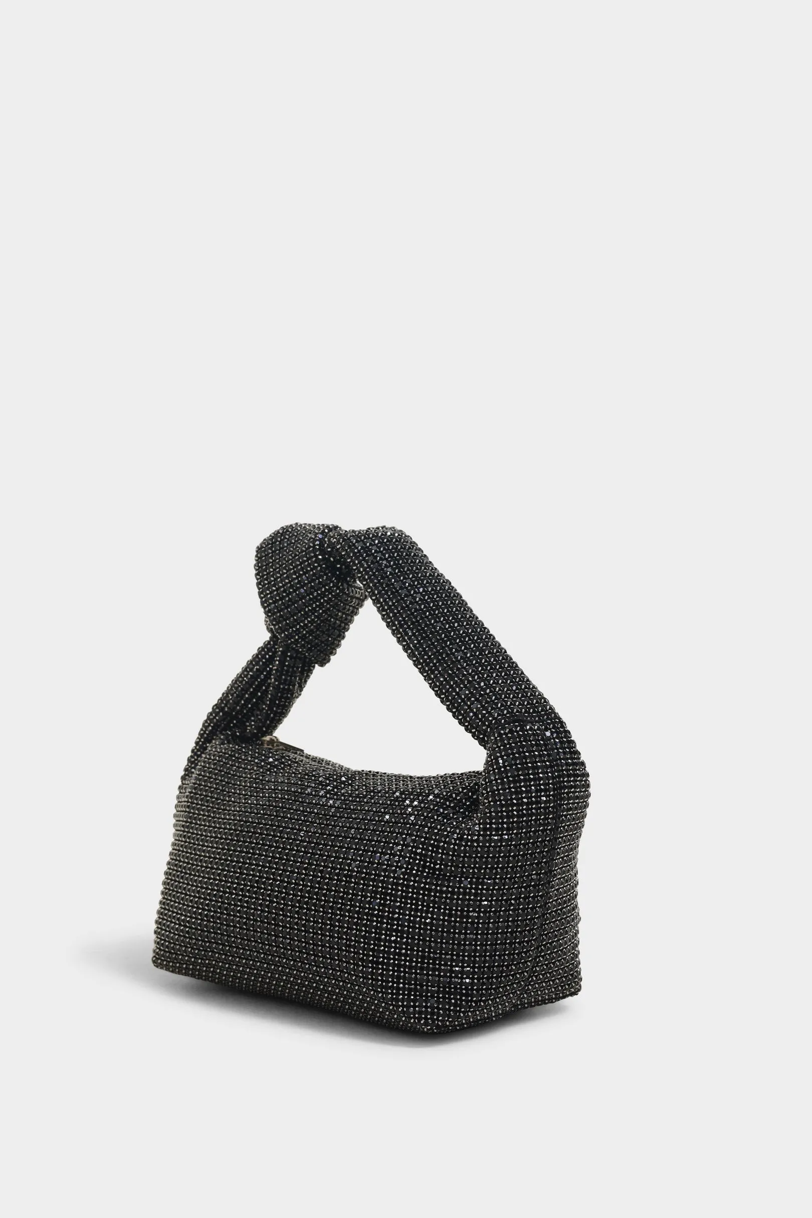 Rhea black knot bag