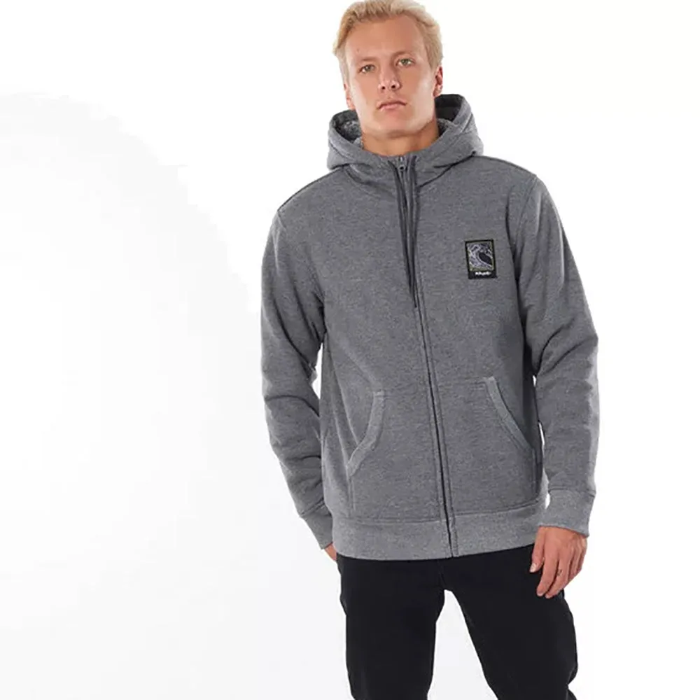 Rip Curl Agile Fleece Lined Zipped Hoodie