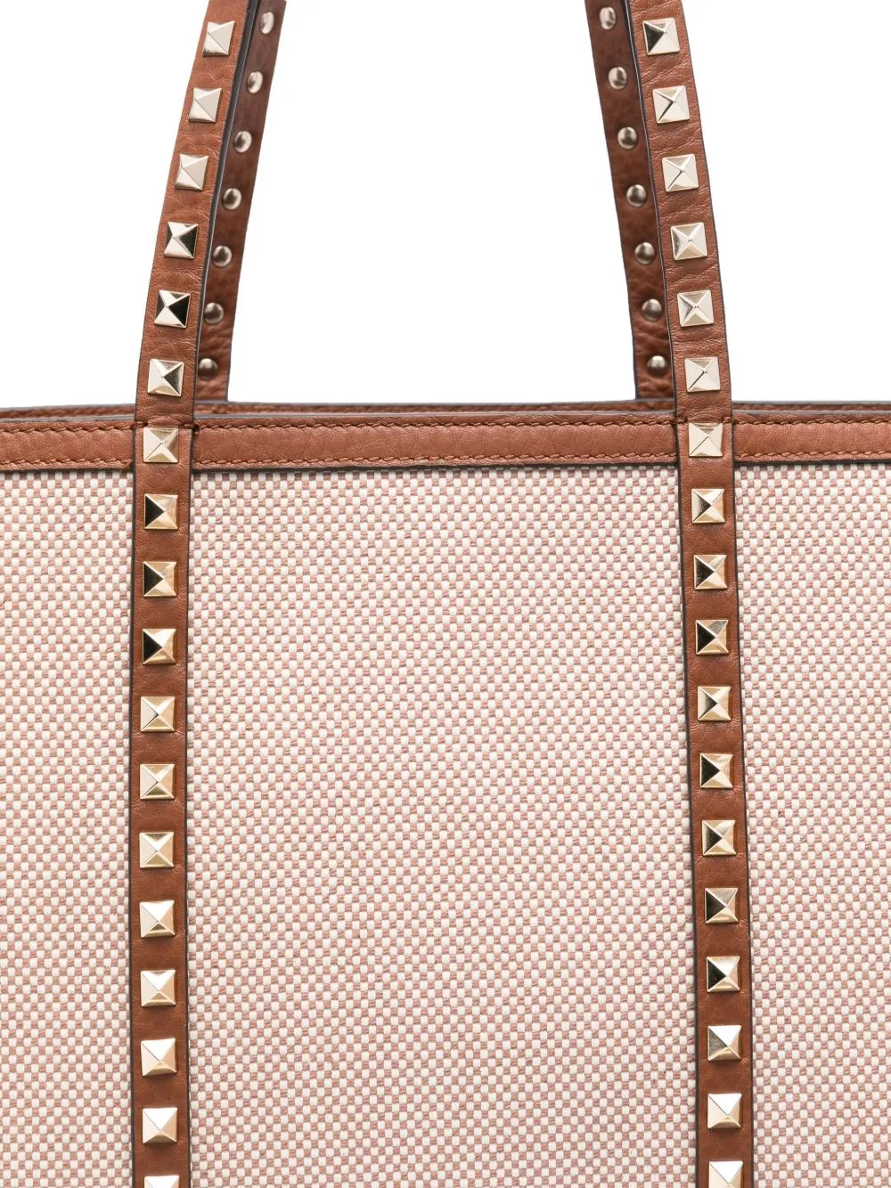Rockstud canvas medium tote