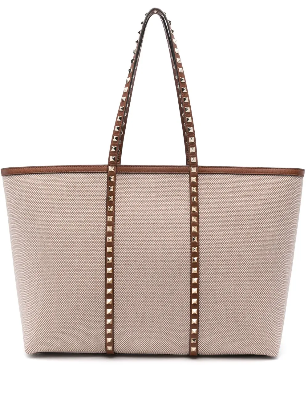 Rockstud canvas medium tote