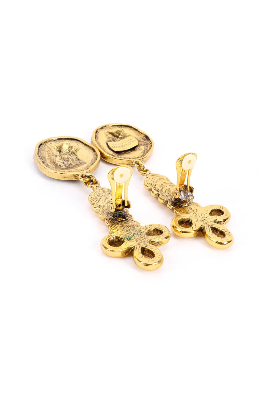 Roman Medallion Drop Earrings