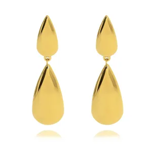 Sahira Gia Drop Earring - Gold