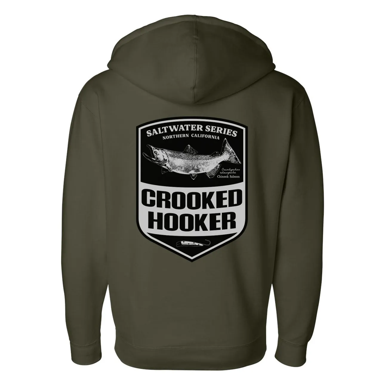 Salmon Badge Premium Hoodie