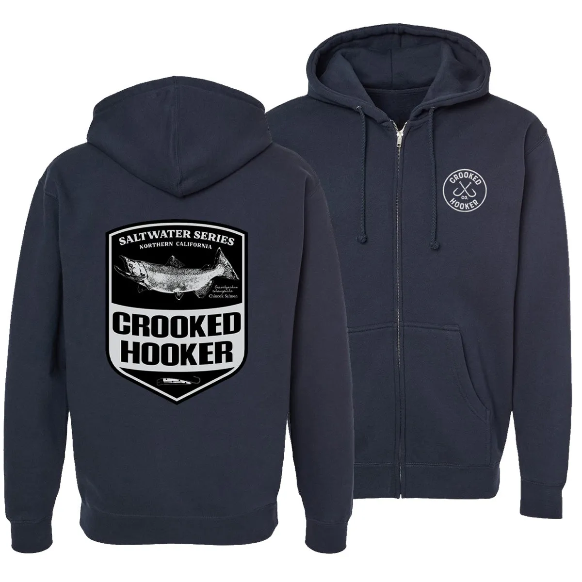 Salmon Badge Premium Hoodie