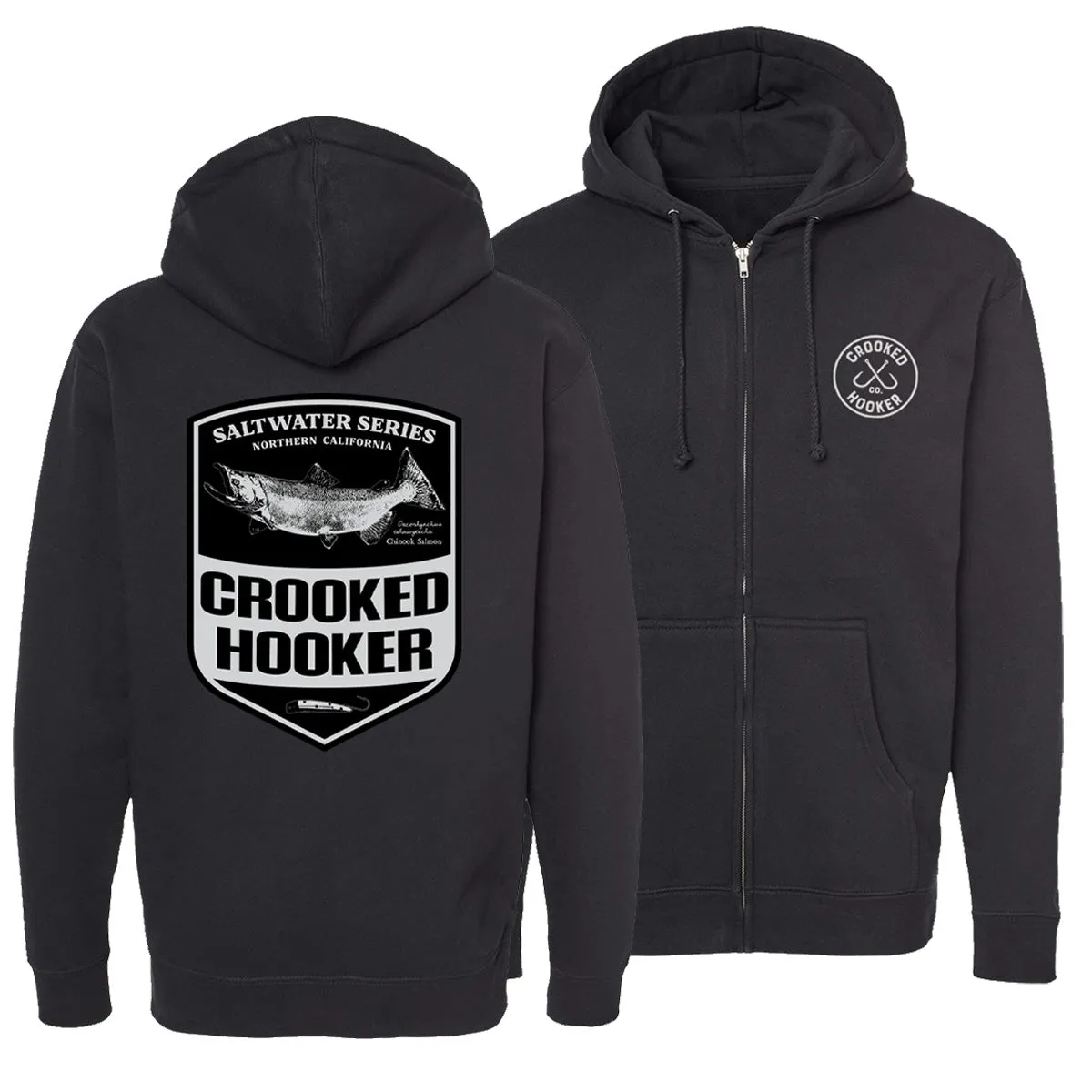 Salmon Badge Premium Hoodie