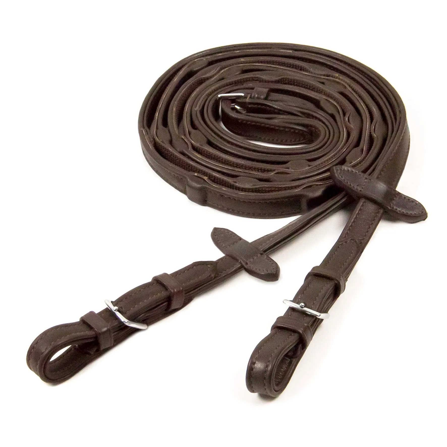 Schockemohle Durasoft Rubber Grip Reins Buckle Ends