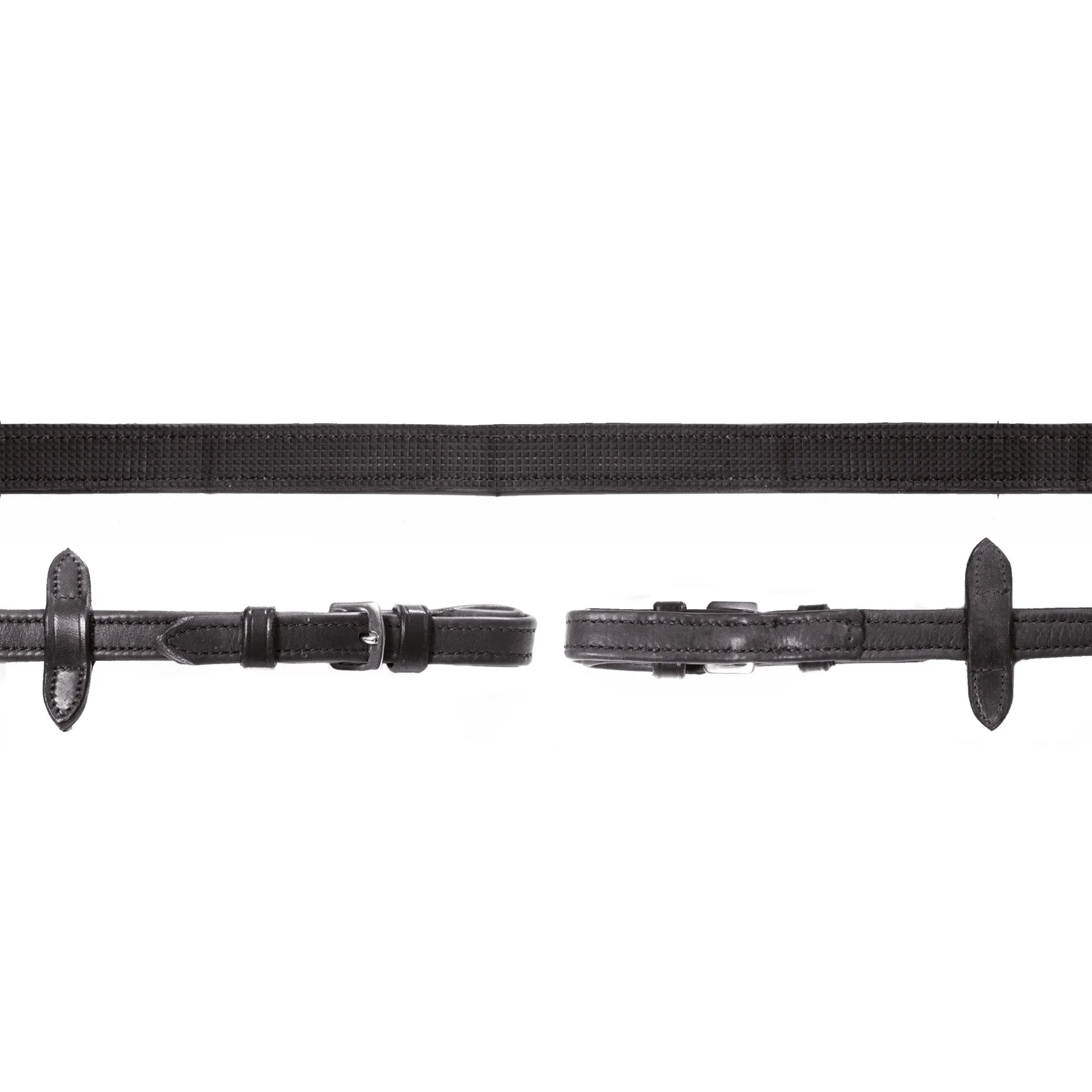 Schockemohle Durasoft Rubber Grip Reins Buckle Ends