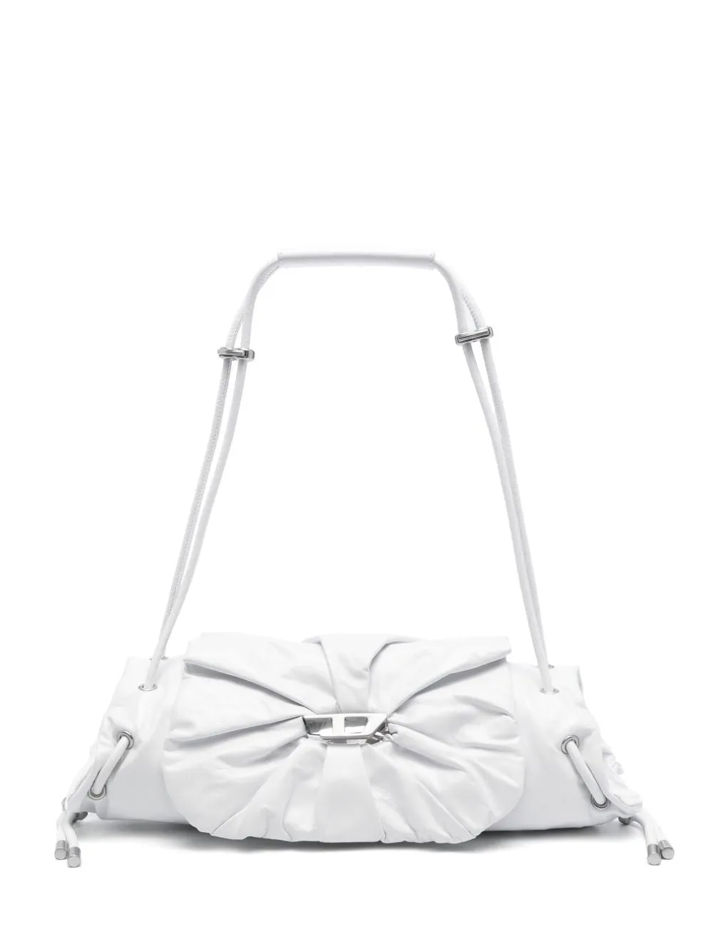 Scrunch leather shoulder bag