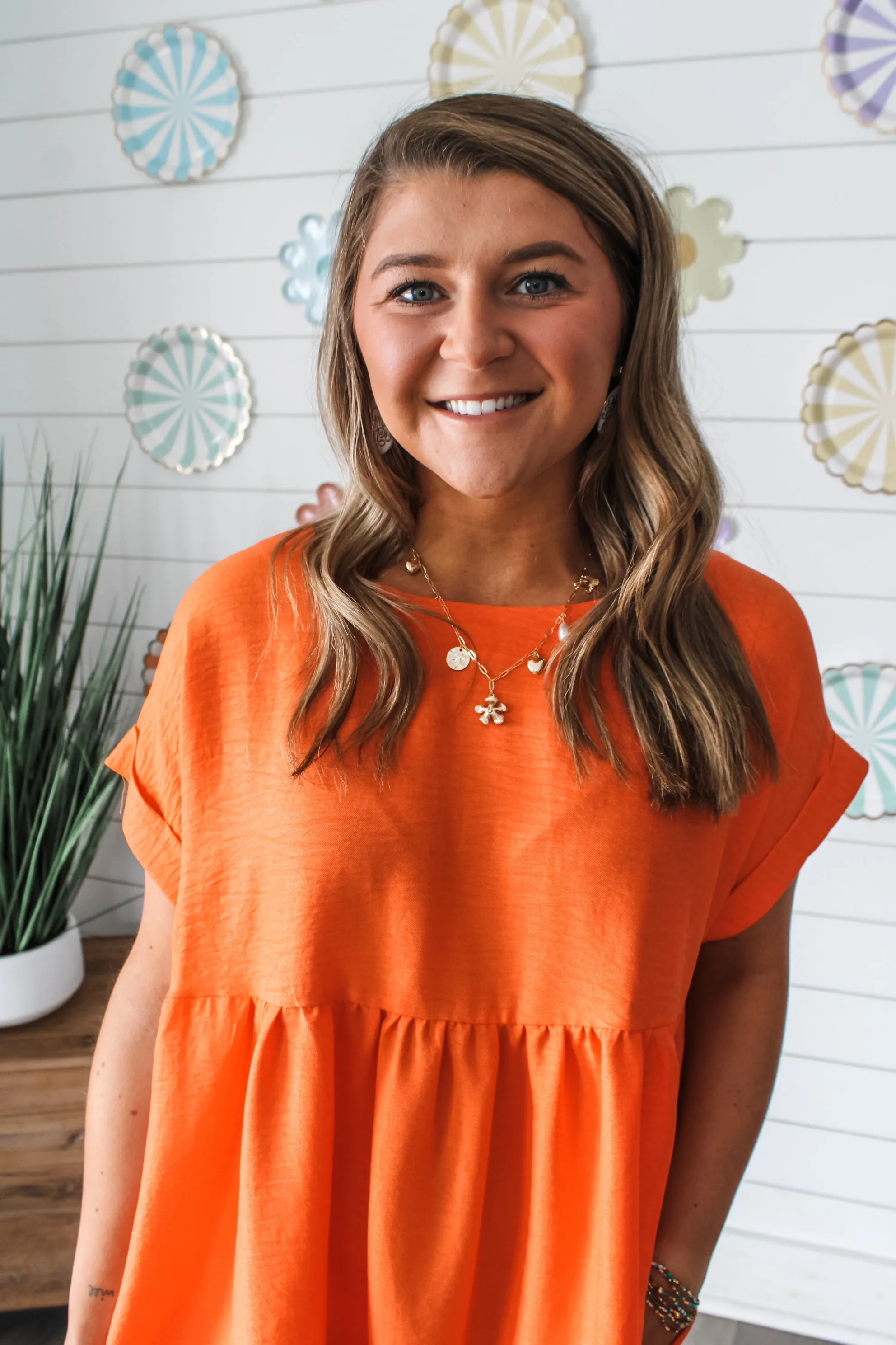 Seeking Sunshine Pocket Dress • Orange