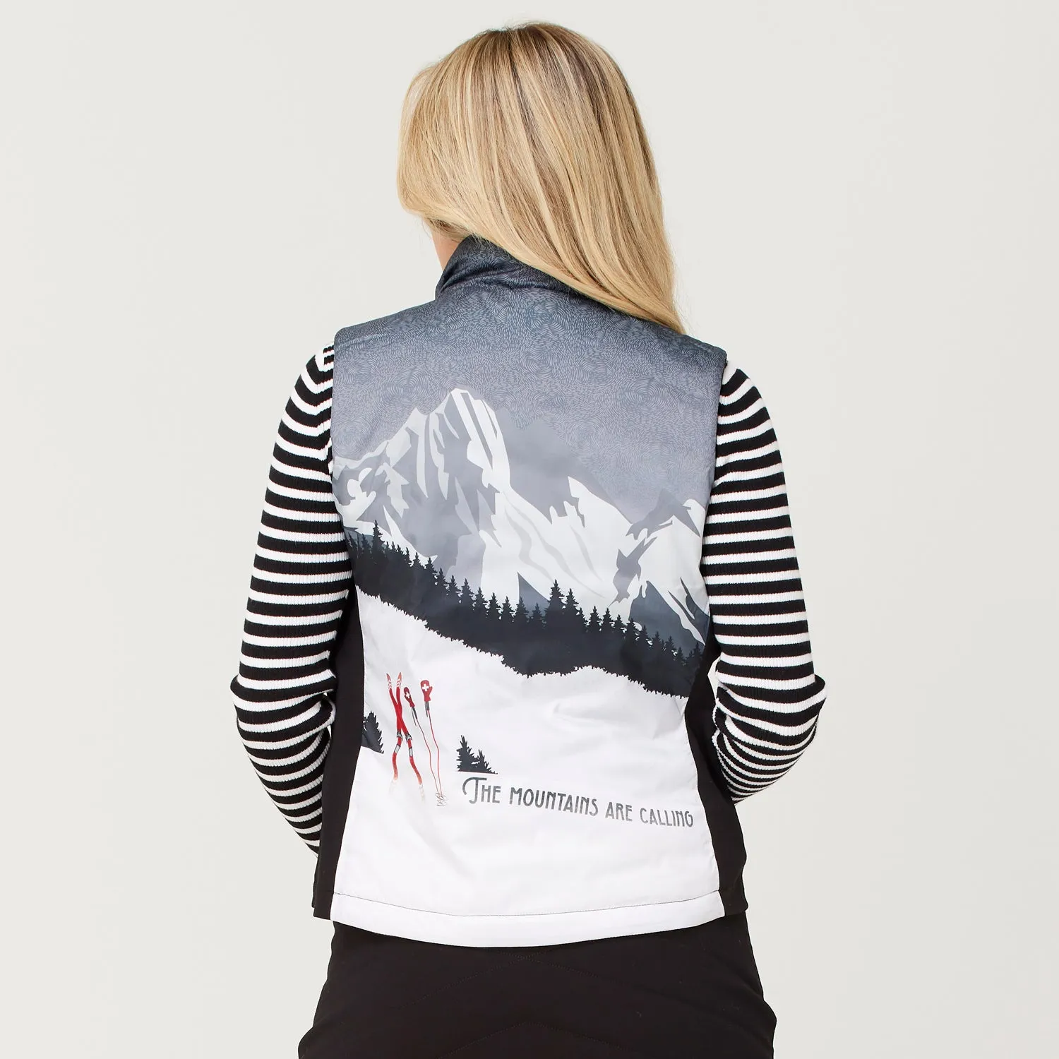 Sela Reversible Vest - Black Apres - SALE
