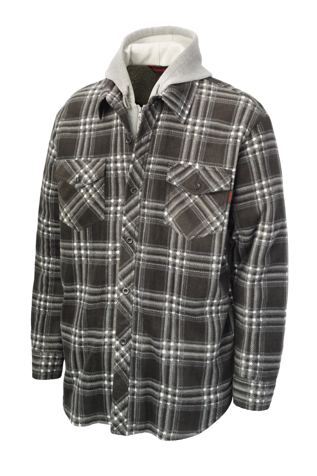 Sherpa Lined Fleece Jac-Shirt by Tough Duck - Style WS02