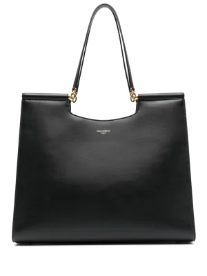 Sicily large leather tote bag