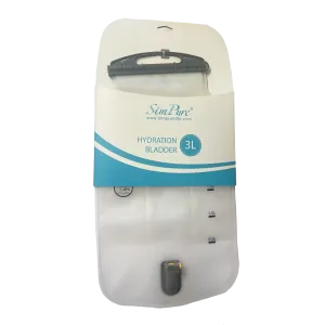 SimPure Clean Water Hydration Bladder - 3 Litre