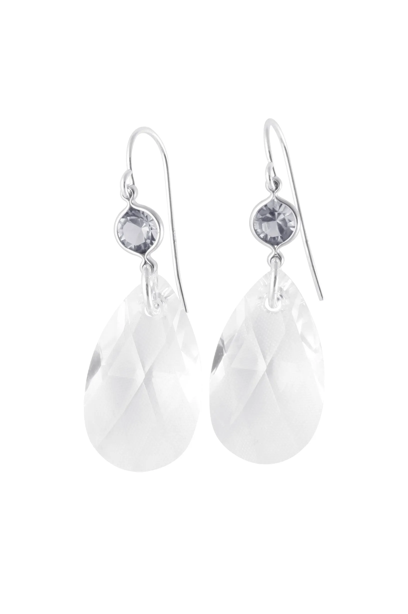 Single Drop Crystal Earring