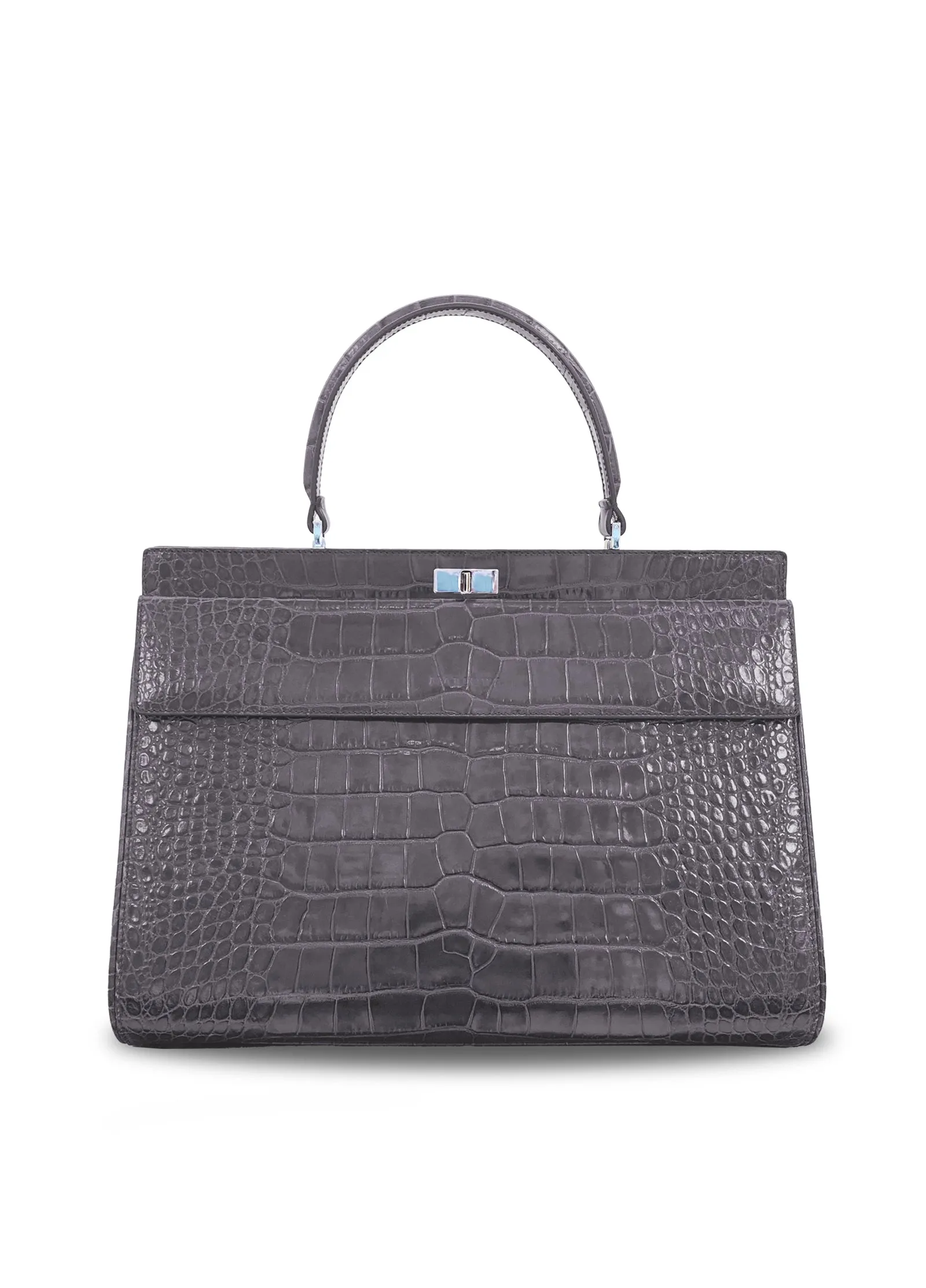 Single Top Handle Leather Bag