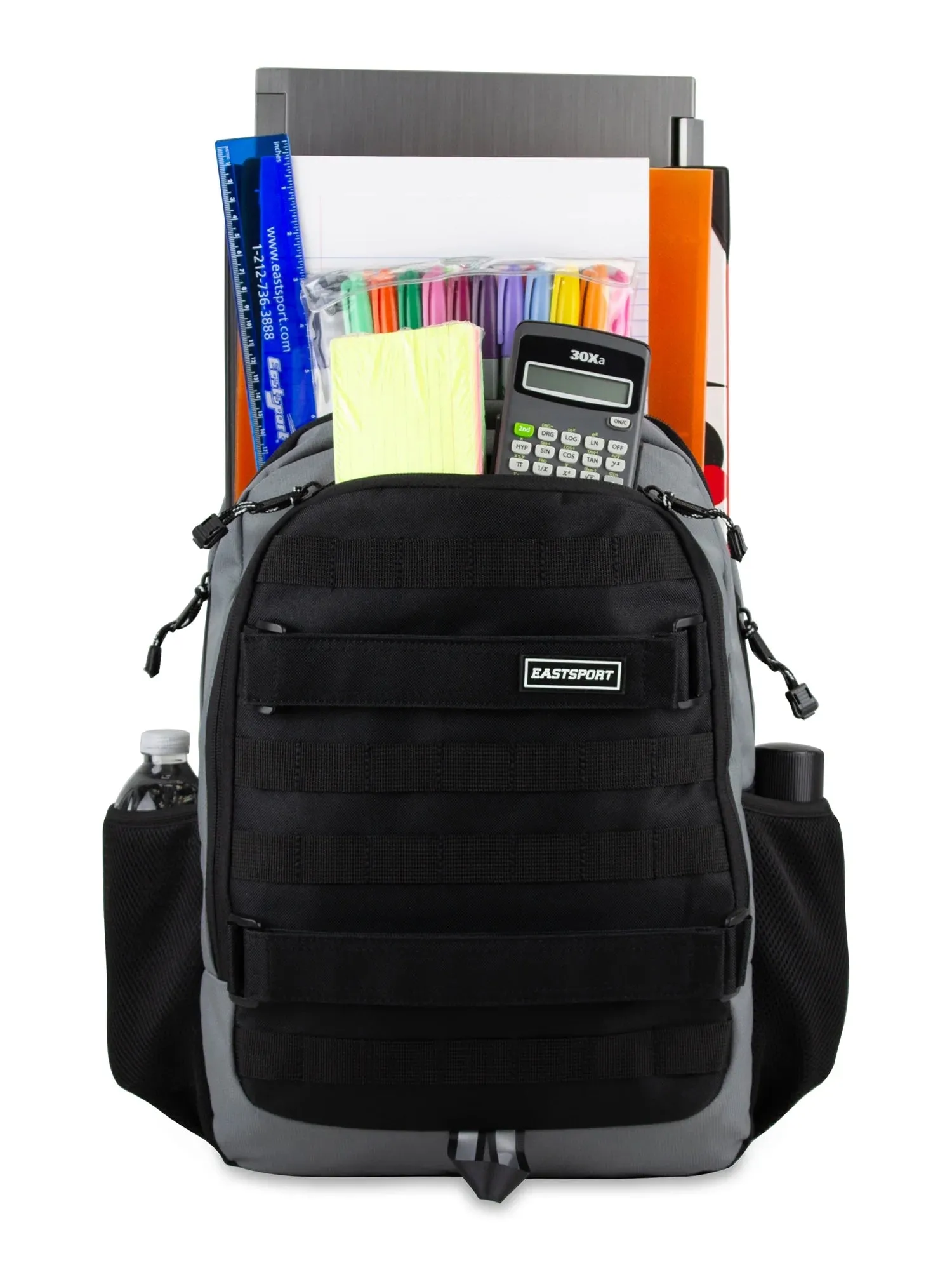 Skatepark 180 Skater Backpack, Grey Flannel