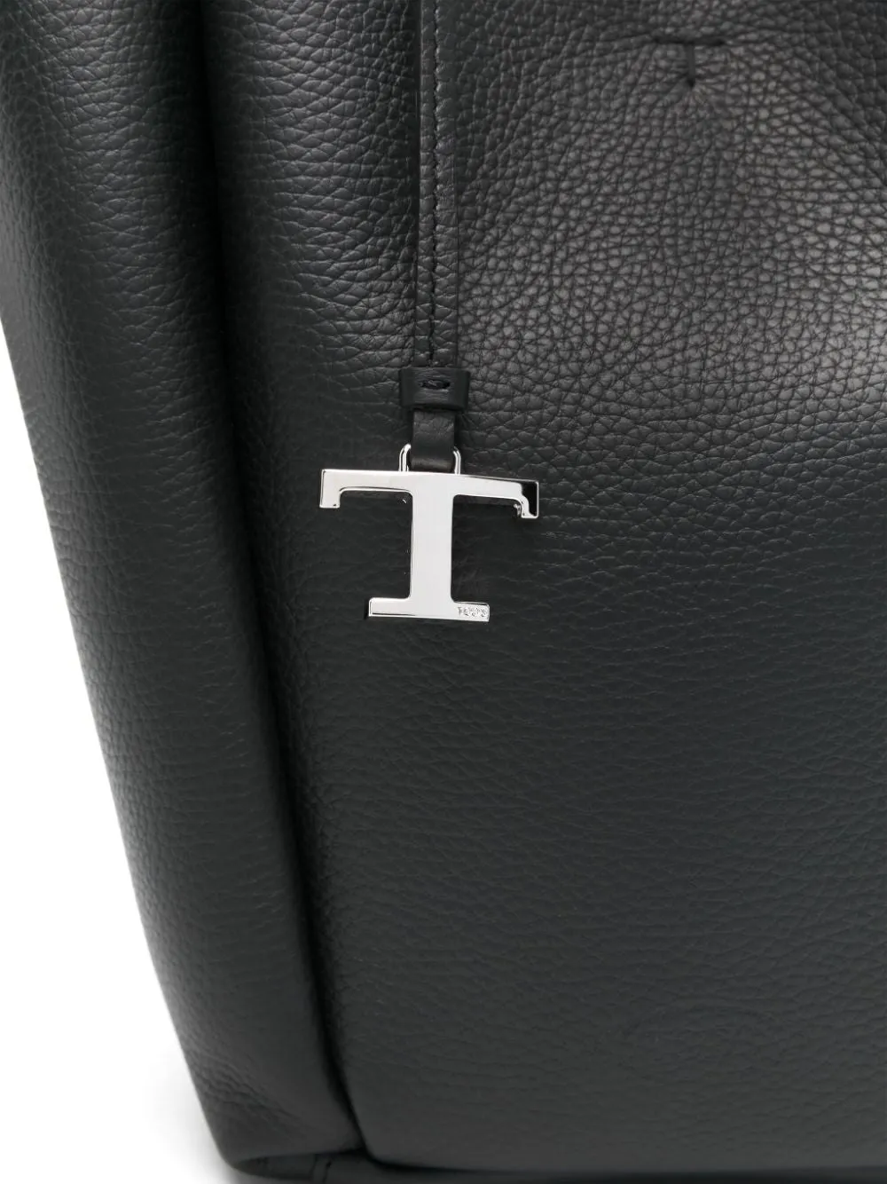 Small leather bucket bag