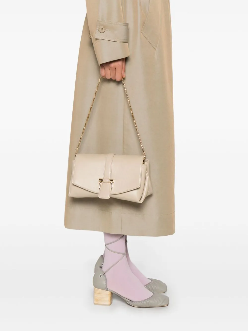 Small leather crossbody bag