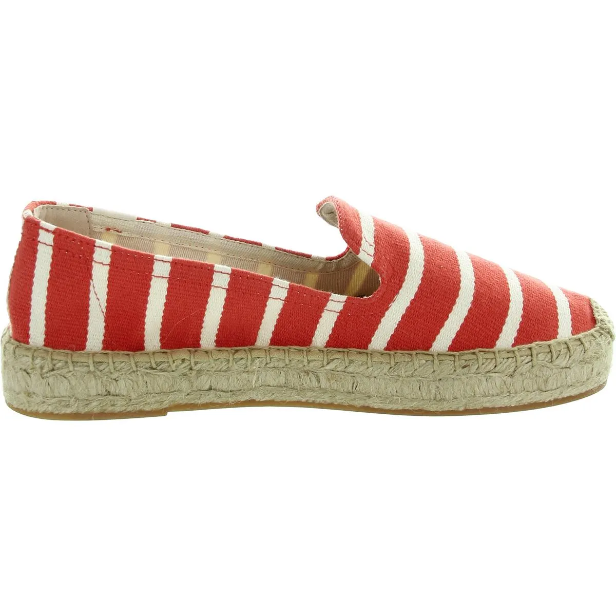 Soludos Womens Platform Smoking Slipper Knit Woven Espadrilles