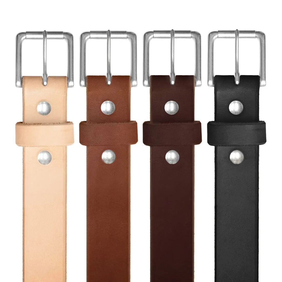 Standard Camp Belt | Matte Nickel Brass