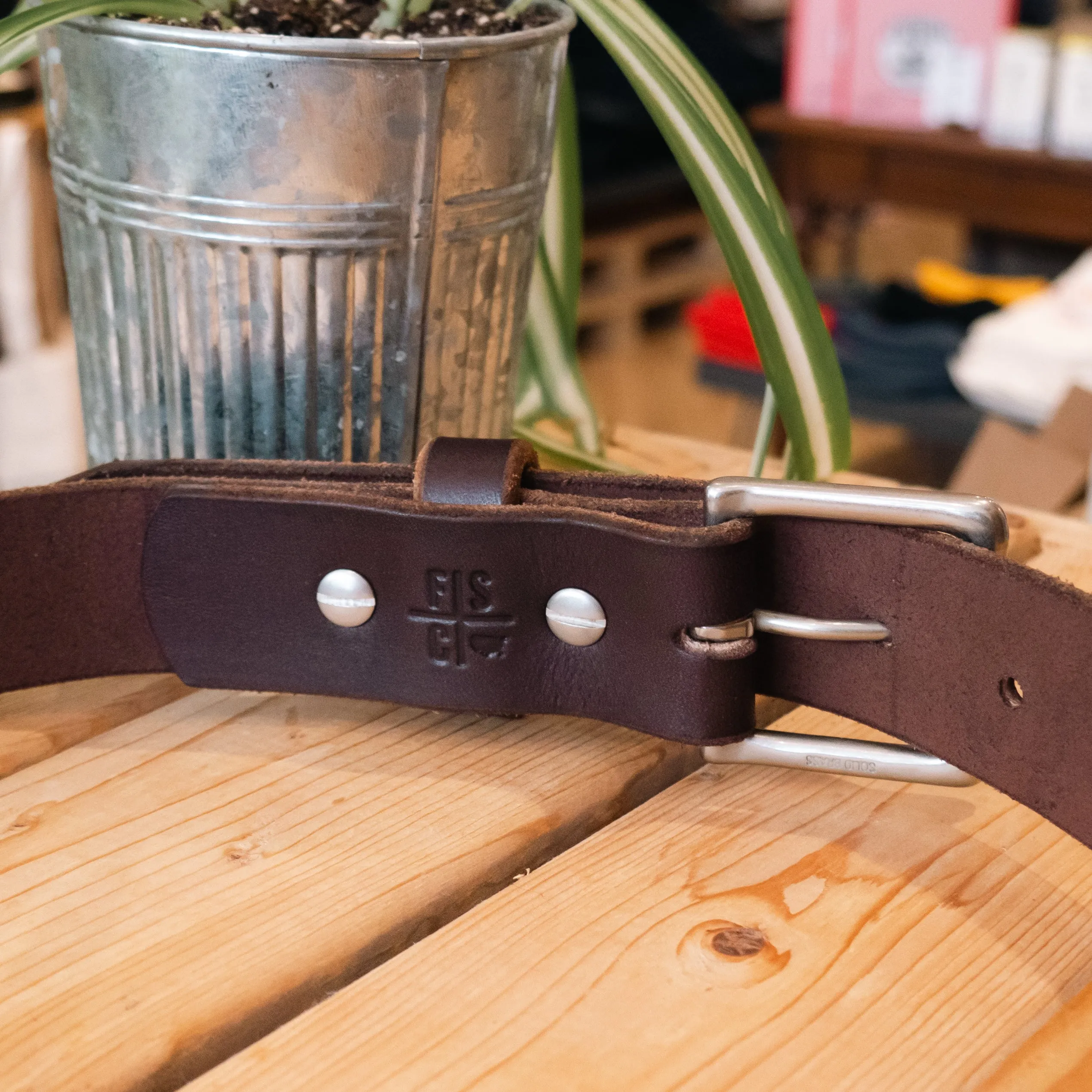 Standard Camp Belt | Matte Nickel Brass
