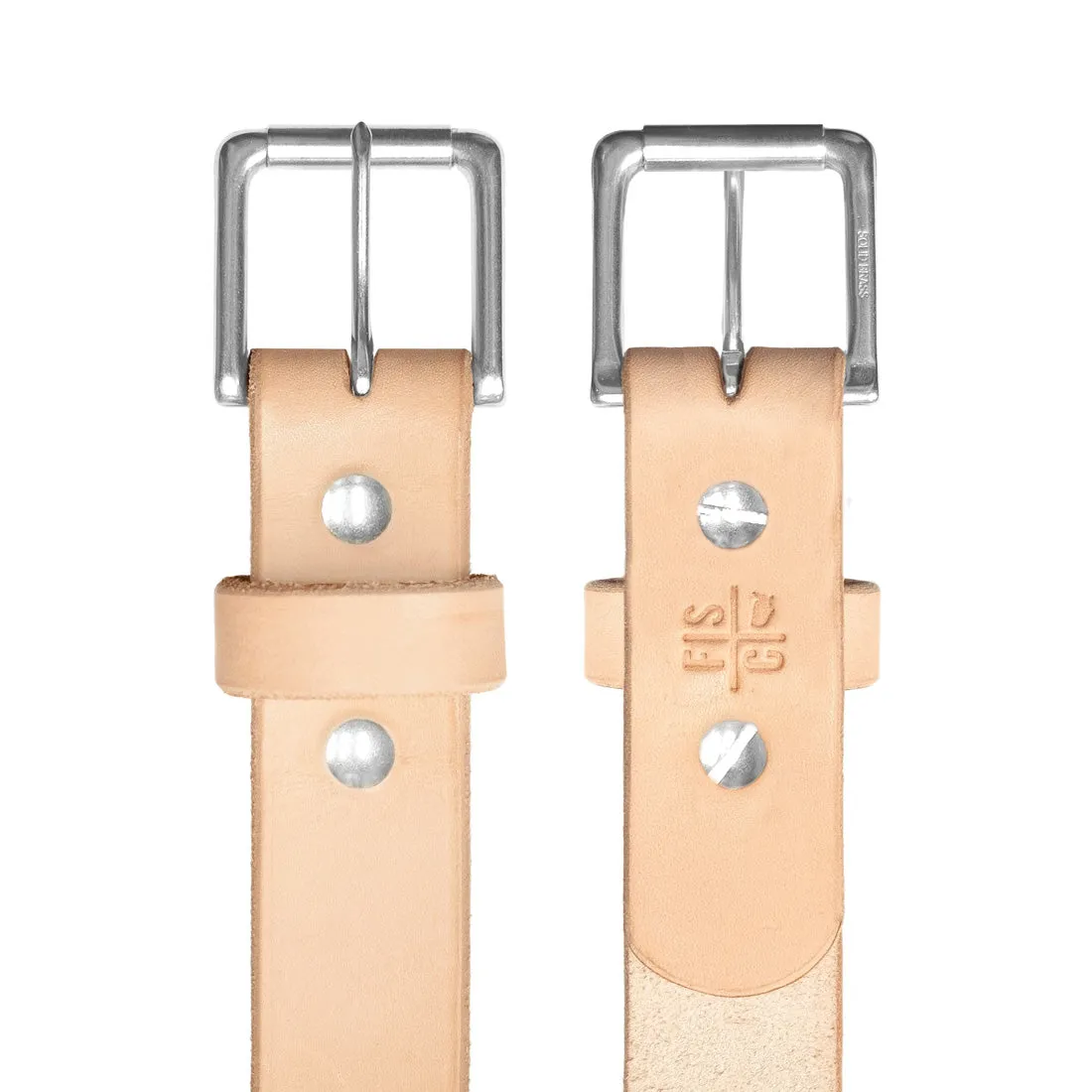 Standard Camp Belt | Matte Nickel Brass