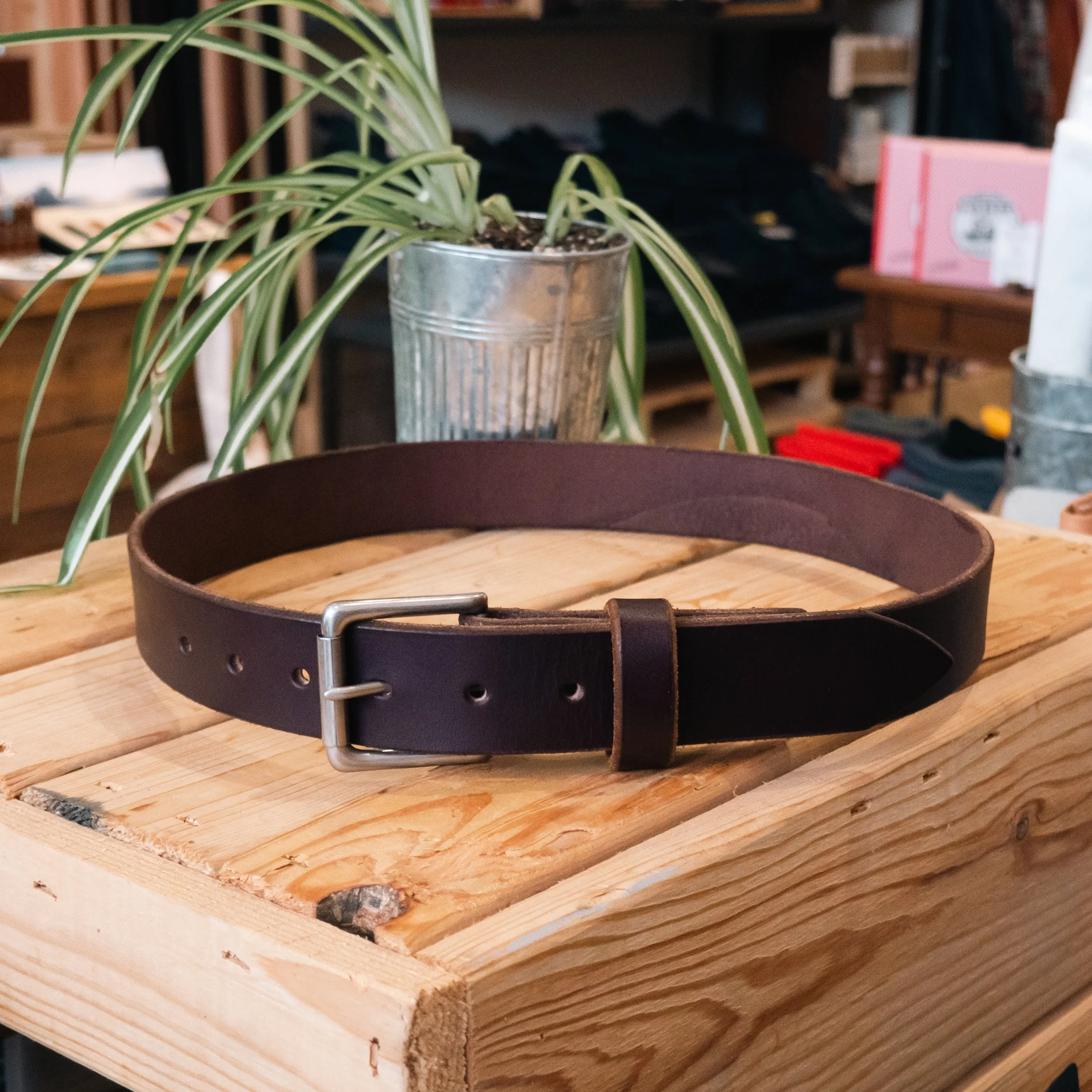 Standard Camp Belt | Matte Nickel Brass