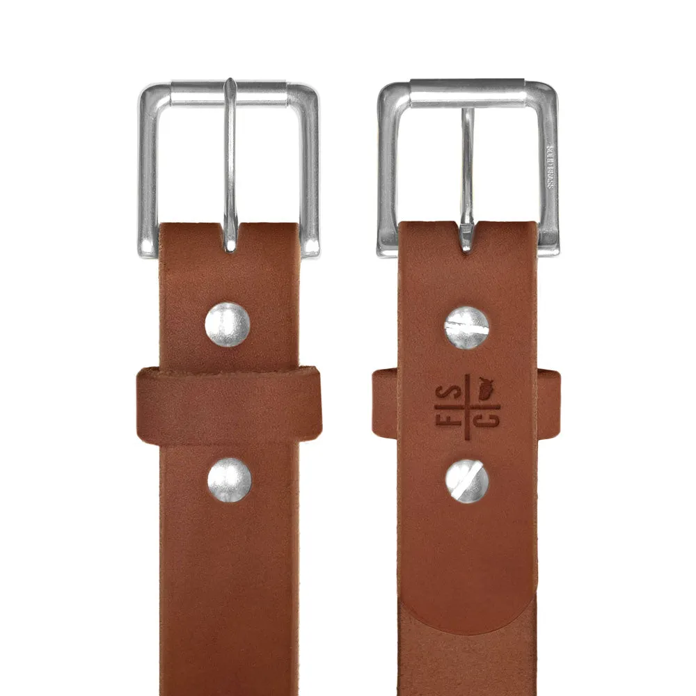 Standard Camp Belt | Matte Nickel Brass