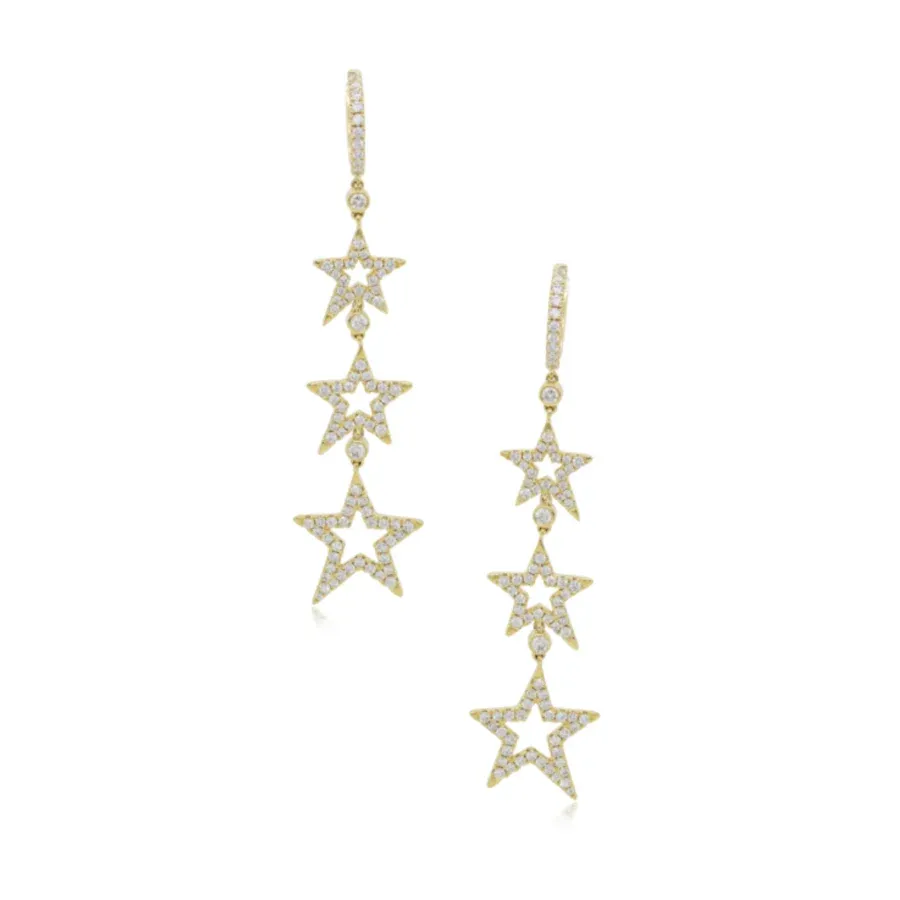 Star Drop Earrings