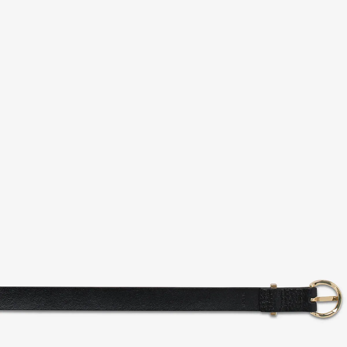Status Anxiety II HAPPENS ALL THE TIME Belt - Black/Gold