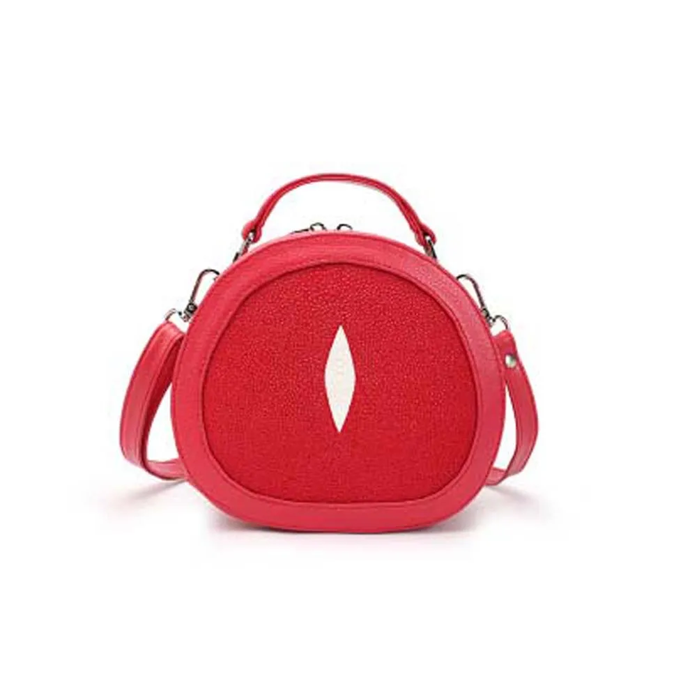 Stingray Leather Oblique Bag