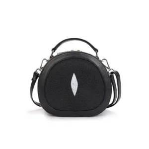 Stingray Leather Oblique Bag