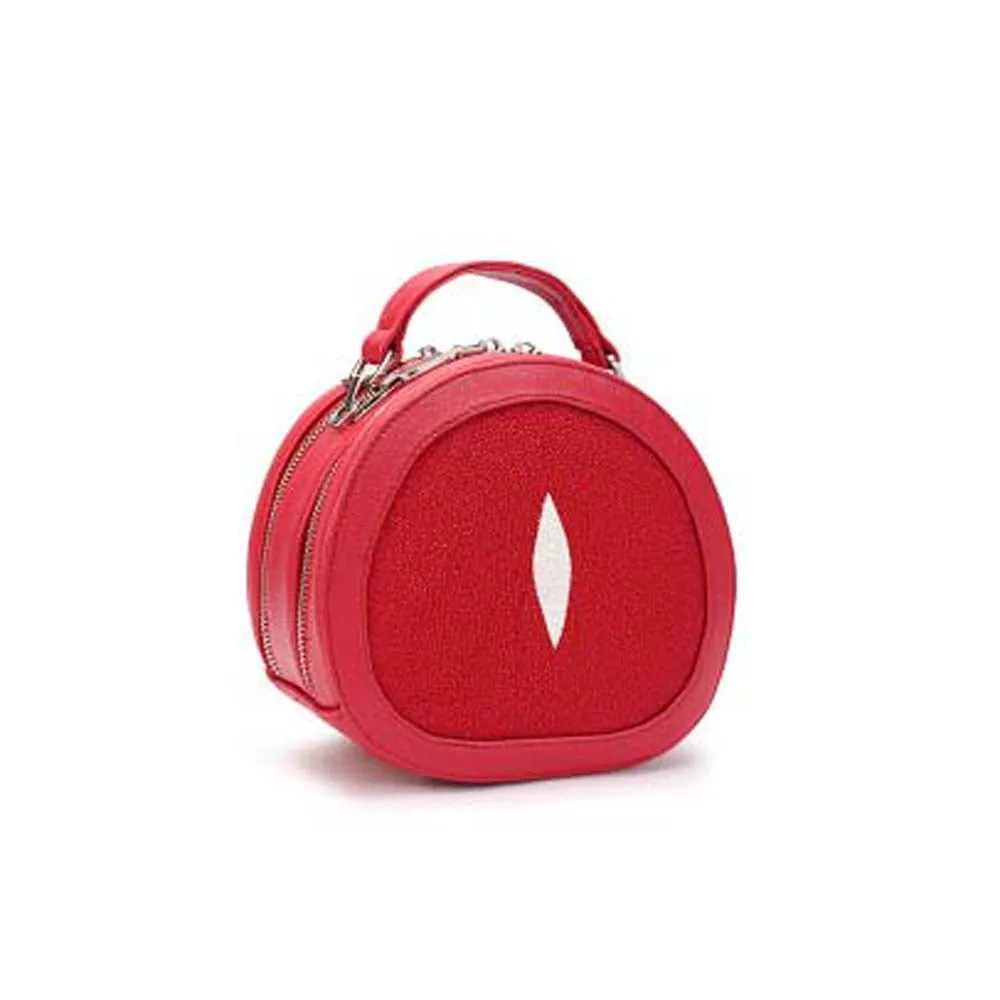 Stingray Leather Oblique Bag