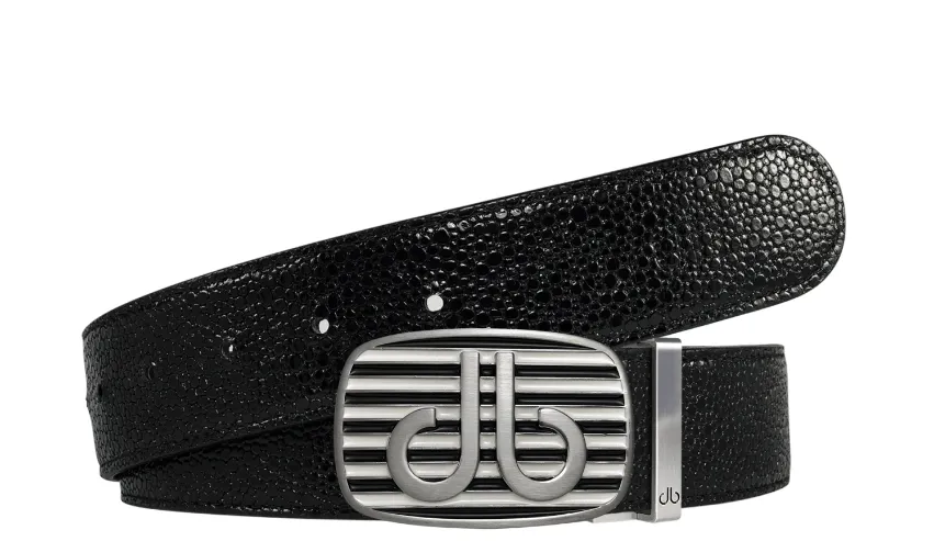 Stingray Textured Leather Belts