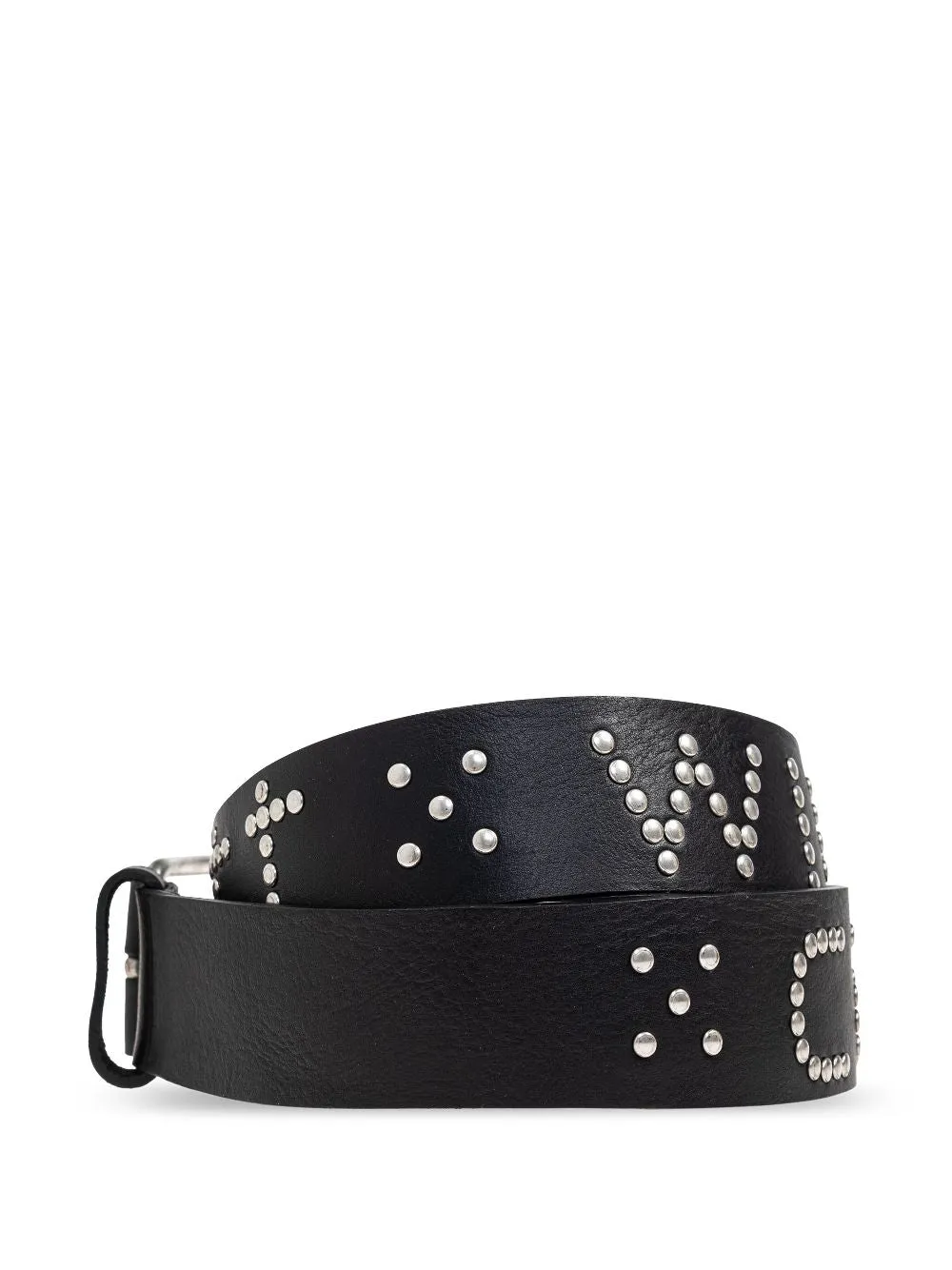 Studded leather belt